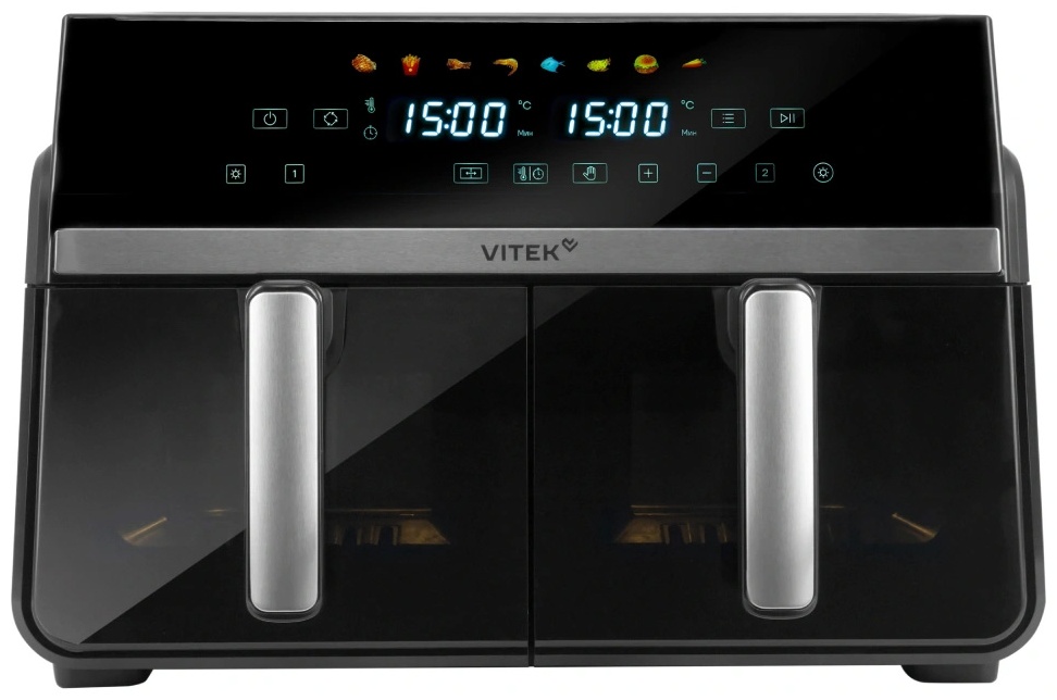 Двойной аэрогриль Vitek VT-AF1001 10 л черный