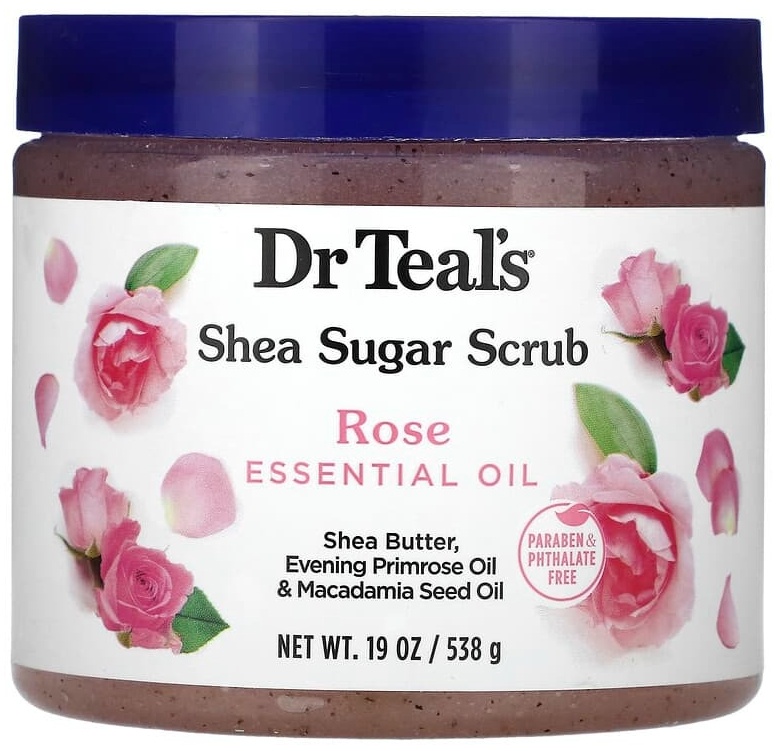 Dr.Teals скраб Rose для тела 538 г