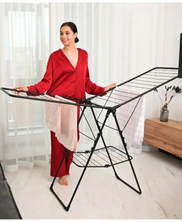 Сушилка напольная 52x180x98 см, кол-во уровней: 34, металл
