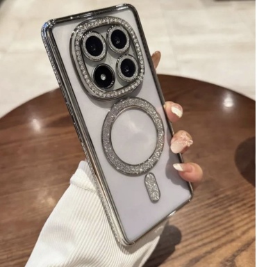 Чехол NURCASE для Redmi Redmi Note 15 4G серебряный