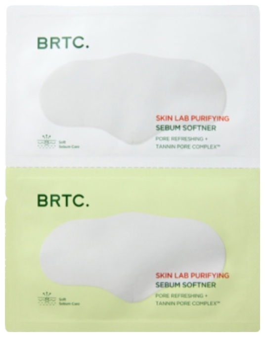 Патчи BRTC тканевые Skin Lab Purifying Sebum Softner восстанавливающие 2 шт