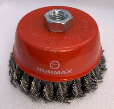 Nurmax шлифовальная щетка 0176-2 100 мм, 1 шт