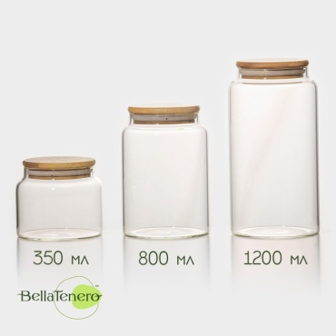 BellaTenero банка Эко, боросиликатное стекло