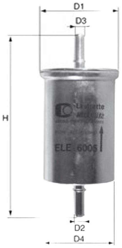 MECAFILTER топливный фильтр ELE3653