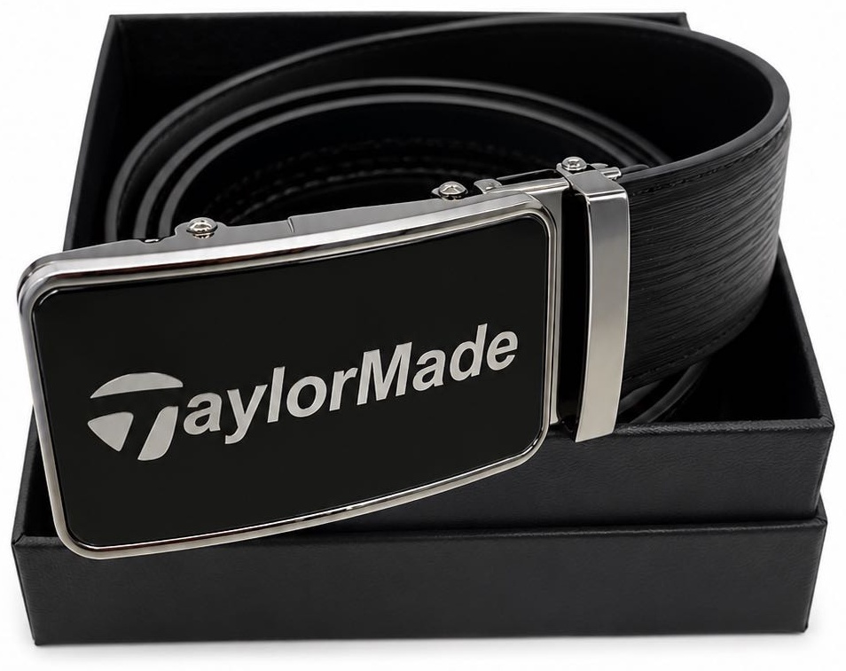 Ремень Taylormade натуральная кожа 115 см черный