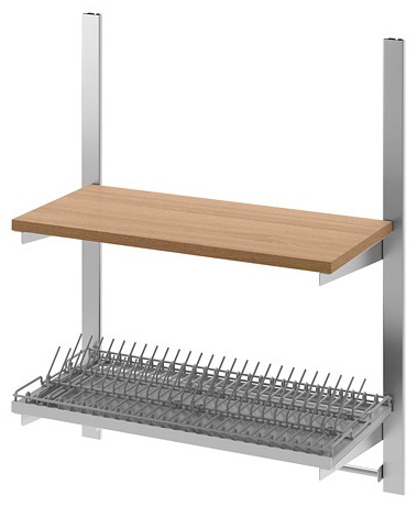 IKEA комплект навесных аксессуаров KUNGSFORS 5 шт, сталь