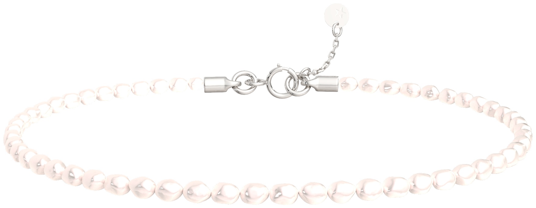 Lucente Silver ZO-0640083_17 длина 17 см, вес 1.52 г серебро, плетение отсутствует