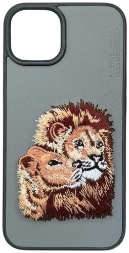 Чехол Santa Barbara Polo & Racquet Club для Apple iPhone 16 Pro Max серый