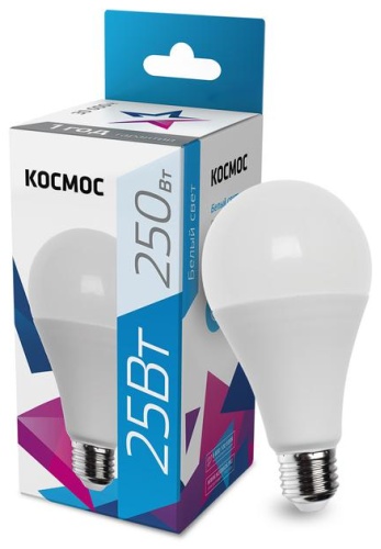 Космос 25W E27, светодиодная, нейтральный белый