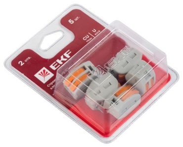 Набор клемм EKF plc-smk-412b от 0.8 до 4 кв.мм, 5 шт