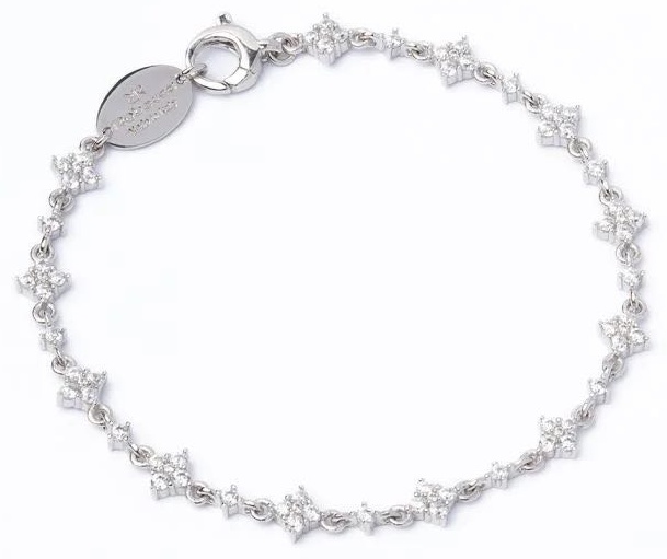 Rebecca длина 20 см ювелирный сплав, кристаллы Swarovski