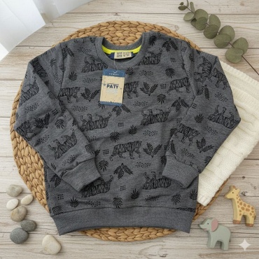 Свитшот Ahtan brand серый