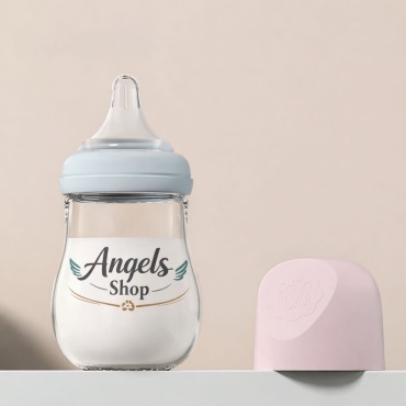 Бутылочка angels shop NA 160 мл розовый
