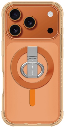 Чехол AMAZINGTHING для Apple iPhone 17 Pro Max оранжевый