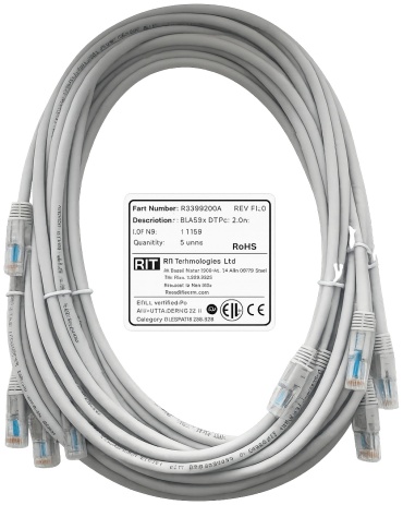 Патч-корд RIT Technologies RJ-45 - RJ-45 2 м R3229200A