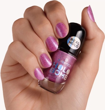 Essence лак Лак для ногтей «Holo Bomb effect nail lacquer» 02 Holo Moly 8 мл