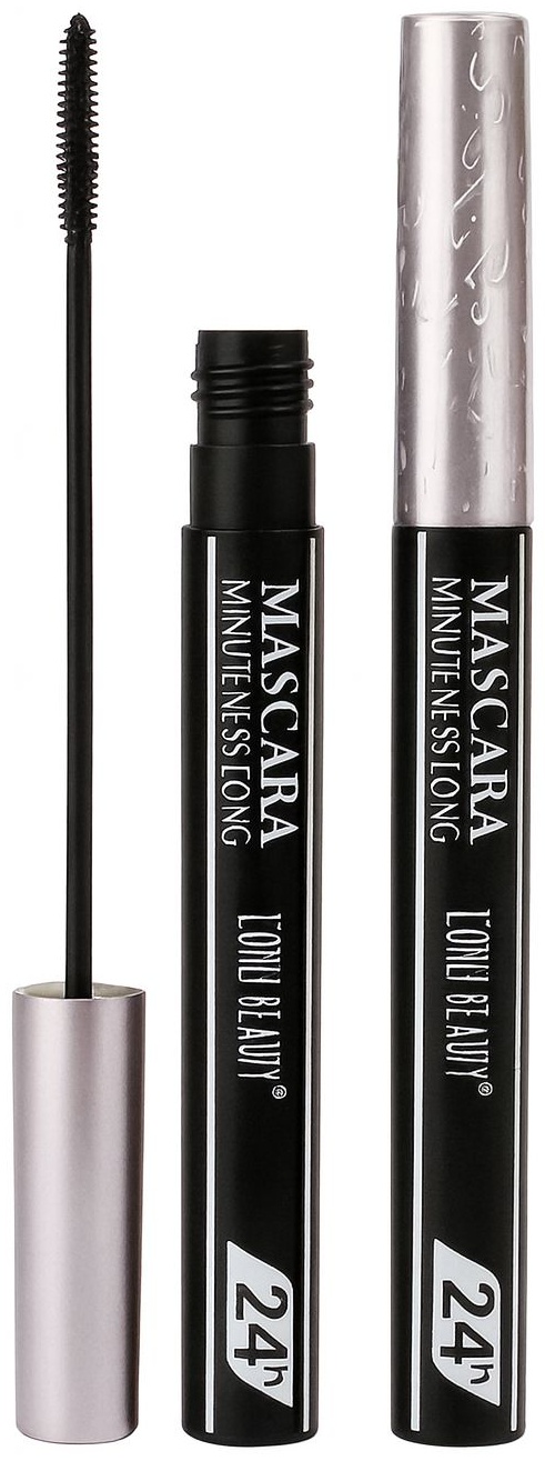 Тушь для ресниц Only Beauty Long Lasting Mascara Everlast Black LF1023 удлиняющая, для объема, подкручивающая черный