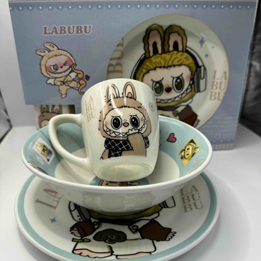 Сервиз на 1 персону , предметов: 3, детский, керамика