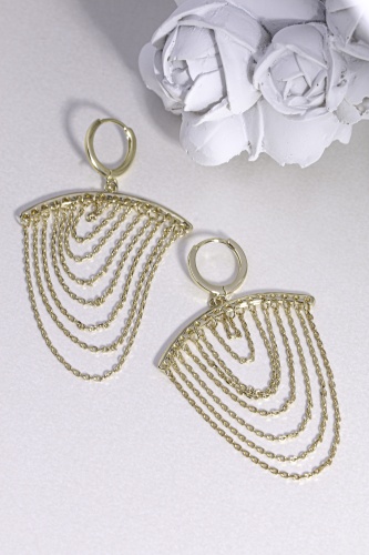 Серьги Lady accessories бижутерный сплав, без вставок