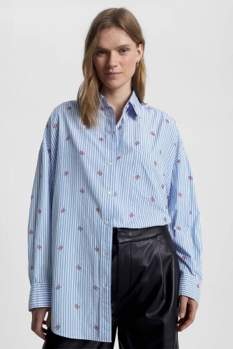 Рубашка Tommy Hilfiger голубой