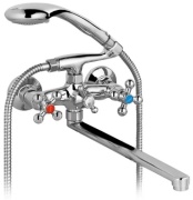 Смеситель для ванны ZEGOR DTZ7-A827, латунь, цвет хром