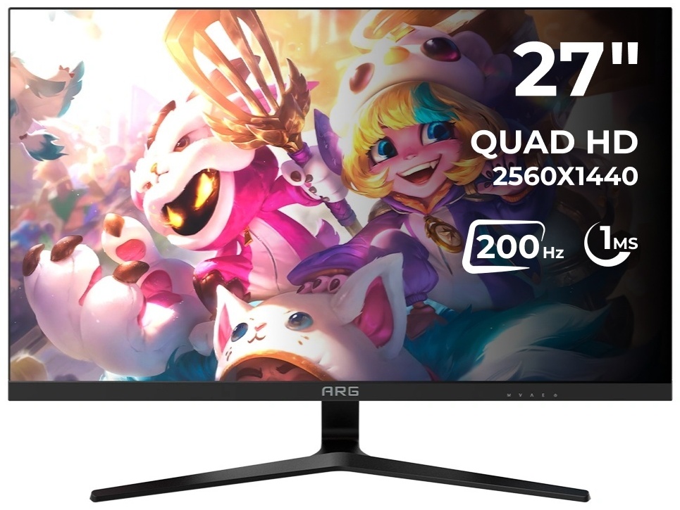 Монитор 27" ARG M27PQ200 черный