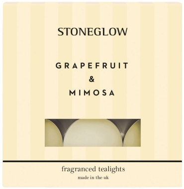 Ароматическая свеча Stoneglow Grapefruit & Mimosa 2 см, 9 шт