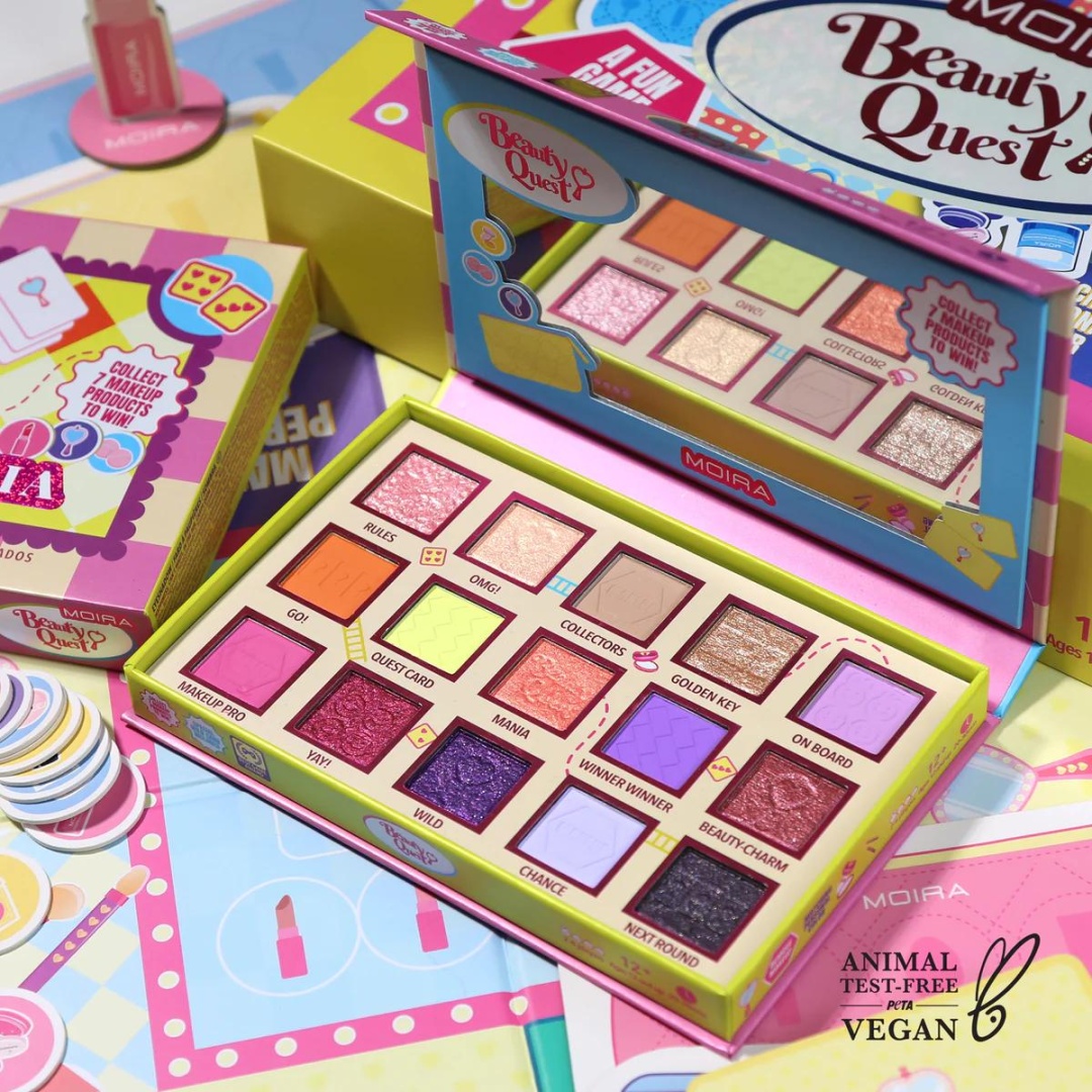 MOIRA тени сухие Pressed Pigment Palette Makeup Mania