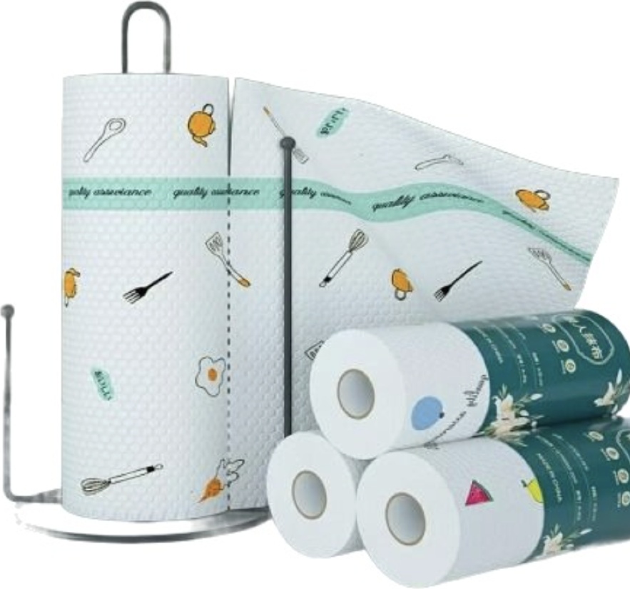 Бумажные салфетки многоразовые кухонные Kitchen cloth 50 шт