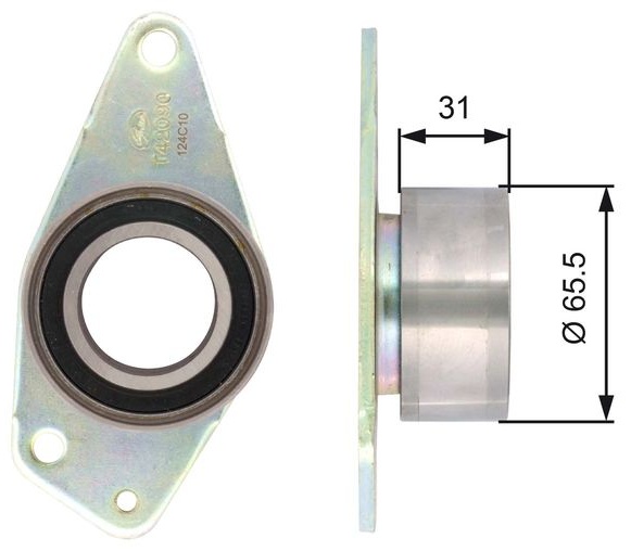 Gates ролик T42090