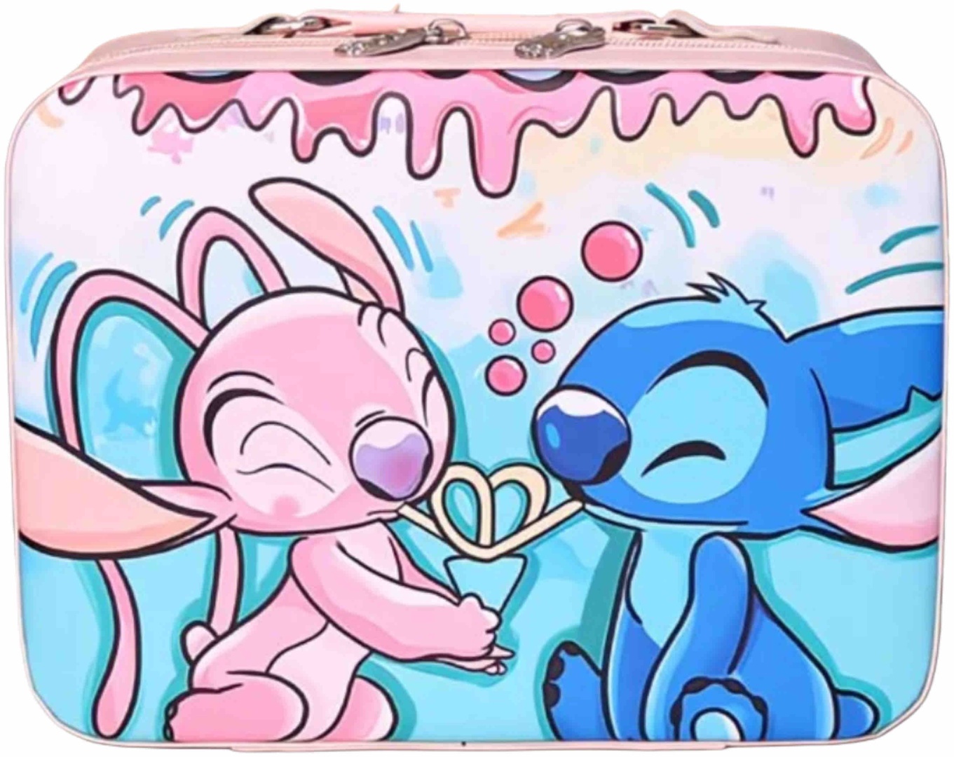 Чемодан Lilo & Stitch пластик 4.7 л светло-розовый