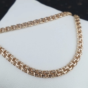 GoldenGolds G-G920428342 длина 55 см, вес 8 г золото, плетение бисмарк