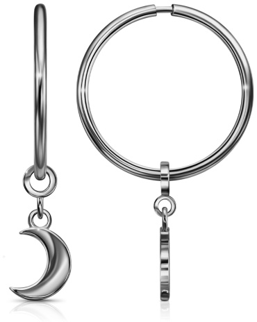 Конго Lucente Silver EAR-LU-925-462025 вес 1.09 г серебро, без вставок