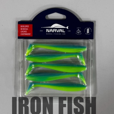 Мягкая приманка Narval Choppy Tail 5 шт 100 мм Blue Mint-016