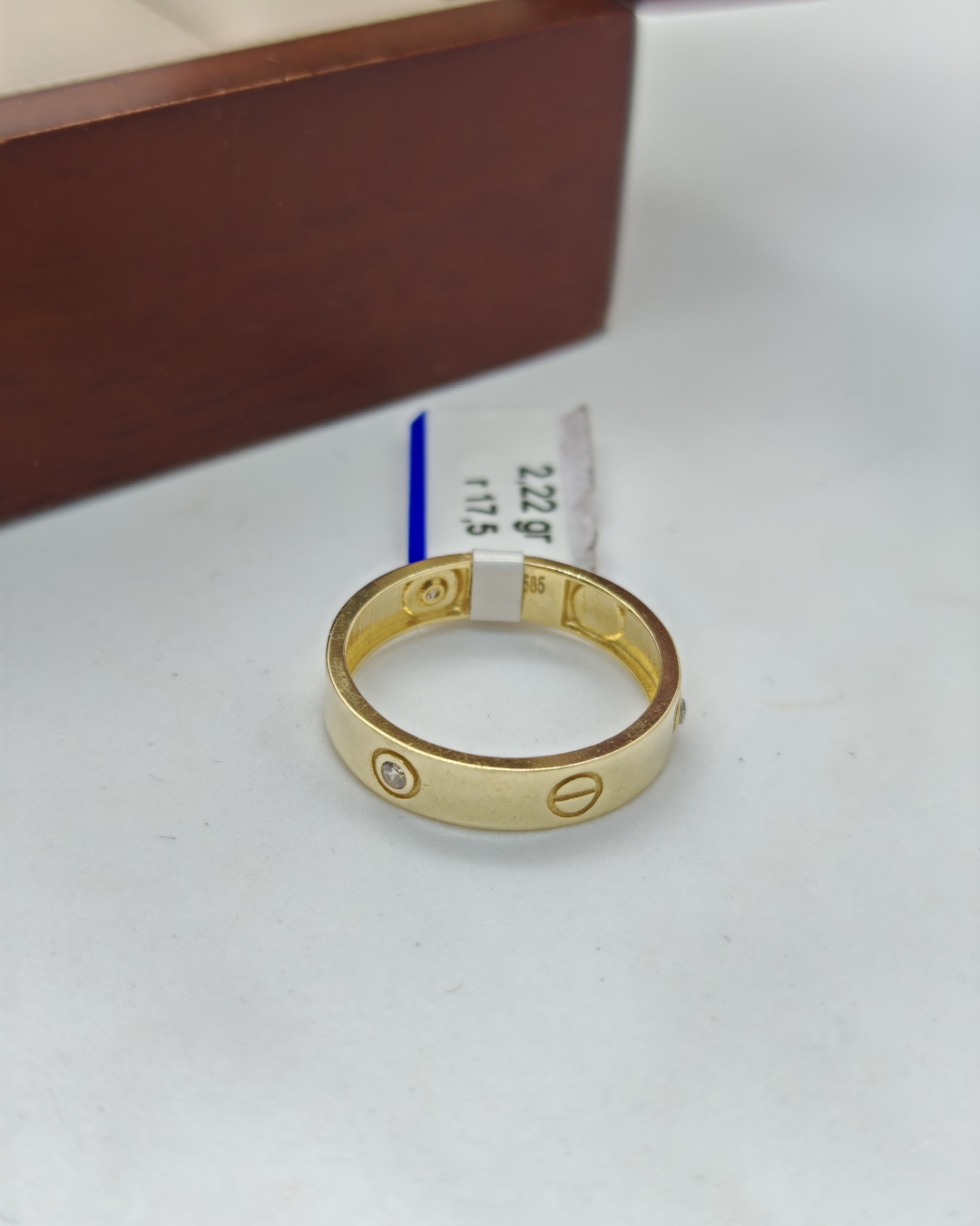 Dinara Gold 004769703 размер 17.5 вес 2.22 г золото, фианит