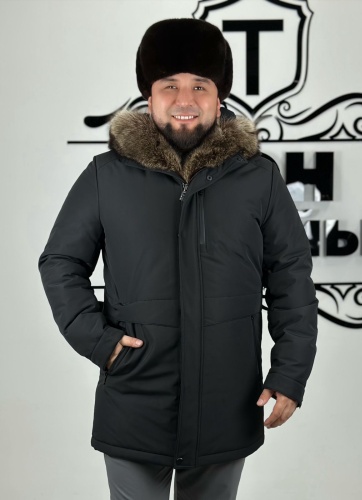 Пуховик ТОН САРАЙЫ черный