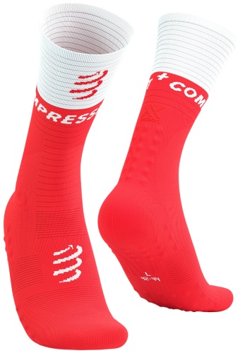 Носки Compressport 1 пара белый, красный T2 (39-41)