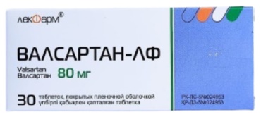Валсартан-ЛФ 80 мг № 30