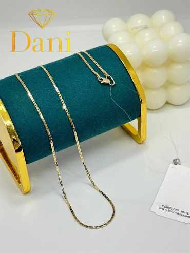 Dani DANI-BAN-SEP-017 длина 55 см, вес 4.61 г золото, плетение банан