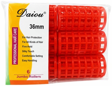 Daiou бигуди ролики 6 шт d 3.6 см