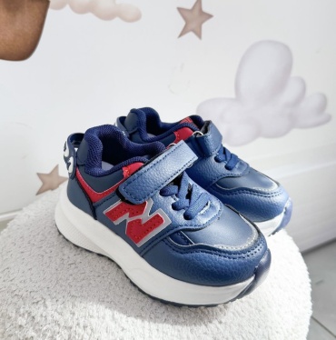 Кроссовки Baby fashion shoes красный, темно-синий