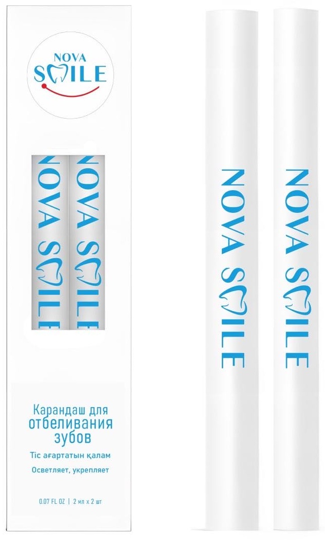 Nova smile AA0101 карандаш отбеливающий 2 шт