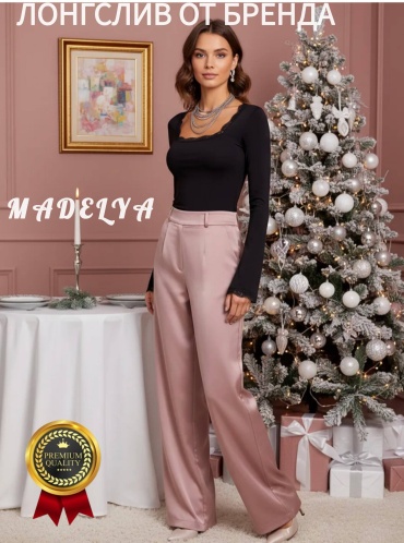 Лонгслив MADELYA черный