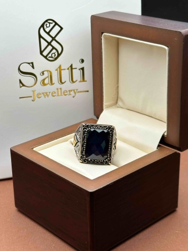 Era Jewellery 140312 размер 20 вес 20.83 г серебро, сапфир