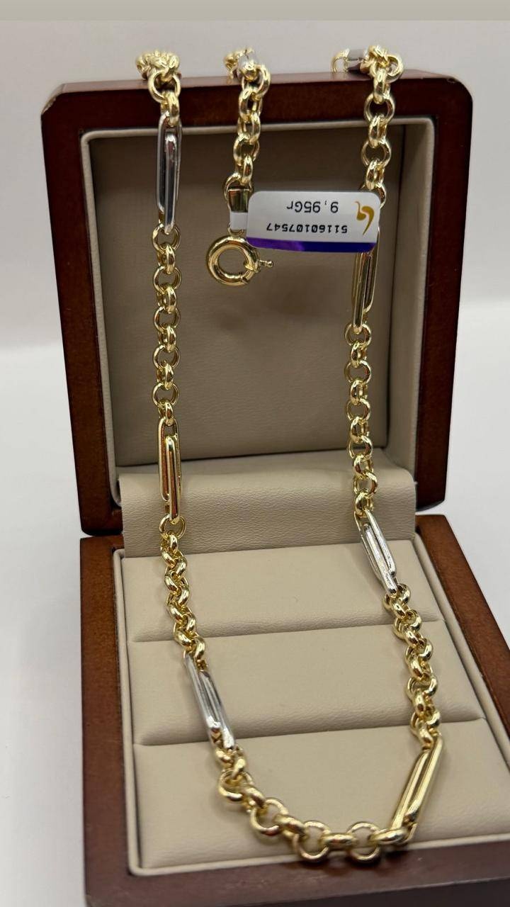Колье BAQ BRAND 511601425 длина 50 см вес 9.95 г золото, без вставок