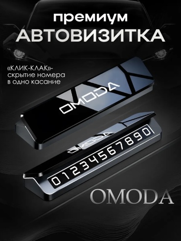 Автомобильная визитка 229321355 черный