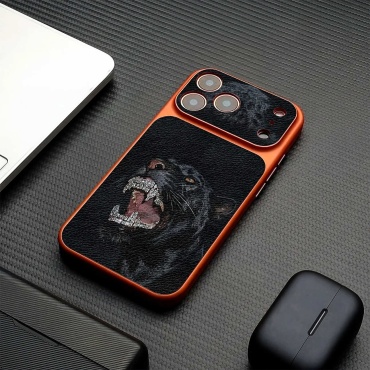 Чехол BOGEMA для Apple iPhone 17 Pro Max оранжевый