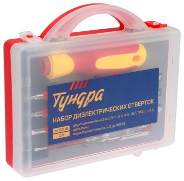 TUNDRA набор отверток 7644111 PH2х90 мм, SL6х125 мм