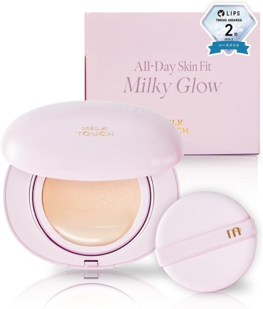 Milk Touch All-day Skin Fit Milky Glow Cushion кушон #19N Vanilla Ivory 15 г