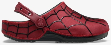 Сабо Crocs красный, черный